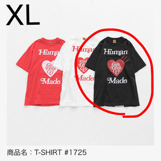 ジーディーシー(GDC)のXL黒 HUMAN MADE × Girls Don't Cry Tシャツ(Tシャツ/カットソー(半袖/袖なし))