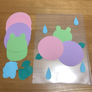 製作セット【あじさい10セット】壁面飾り(その他)