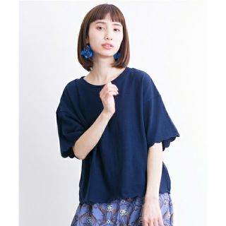 メルロー(merlot)のセール中❗️最終値下げ❗️merlot スカラップTシャツ(カットソー(半袖/袖なし))