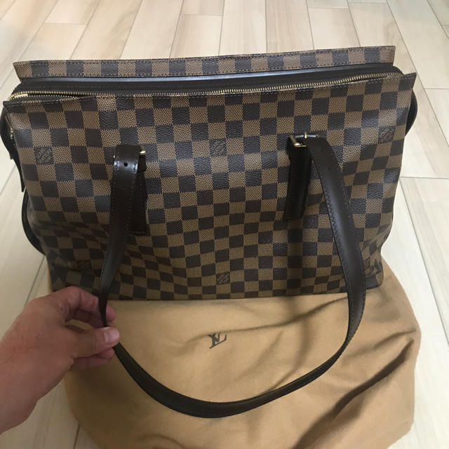 リアル LOUIS VUITTON - 美品 ルア ダミエ チェルシー トートバッグ
