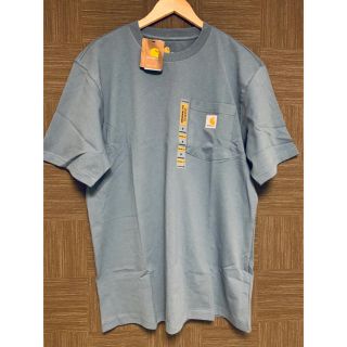 カーハート(carhartt)の早い者勝ち カーハート ポケットＴシャツ Mサイズ スチールブルー(Tシャツ/カットソー(半袖/袖なし))