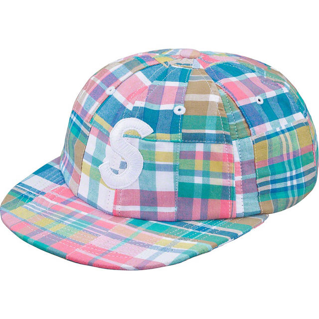 Supreme Patchwork Madras S Logo 6-Panel