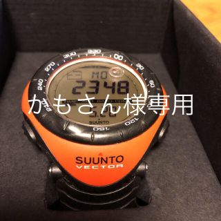 スント(SUUNTO)のSUUNTO VECTOR オレンジ(腕時計(デジタル))