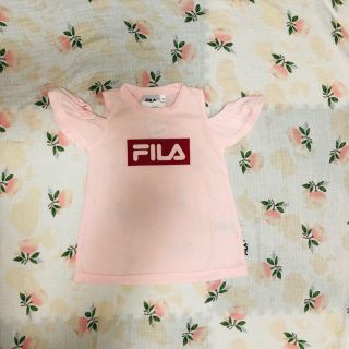 フィラ(FILA)のひまちん様専用☆肩出しピンクTシャツ&サイドラインパンツ☆FILA(ワンピース)