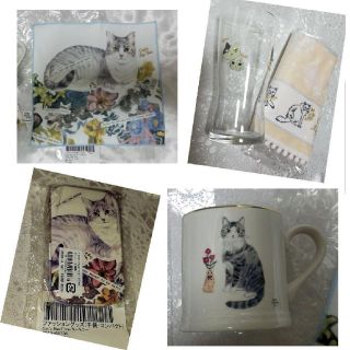 アフタヌーンティー(AfternoonTea)の新品アフタヌーンティーcats Nap Time猫 ミラーハンドタオルマグカップ(グラス/カップ)