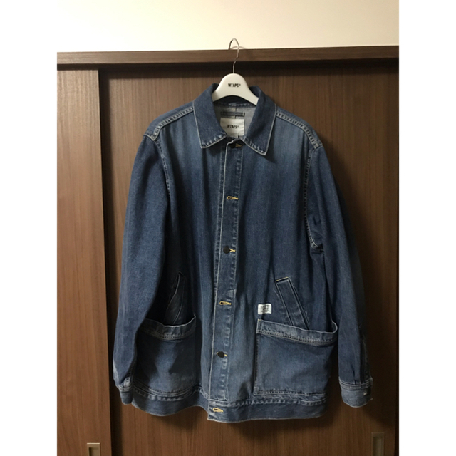 W)taps(ダブルタップス)のwtaps 2018SS denim daddy jacket サイズL メンズのジャケット/アウター(Gジャン/デニムジャケット)の商品写真