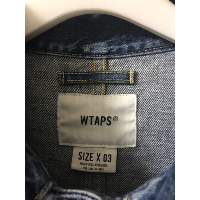 W)taps(ダブルタップス)のwtaps 2018SS denim daddy jacket サイズL メンズのジャケット/アウター(Gジャン/デニムジャケット)の商品写真