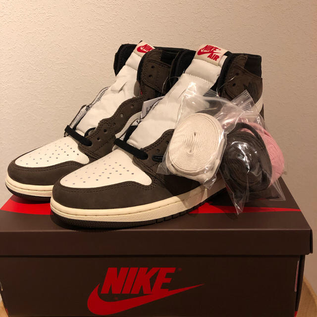 メンズ【新品】 NIKE AIR JORDAN1 Travisscott 27.0cm