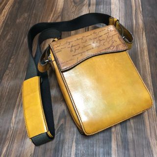 Berluti - ベルルッティ カリグラフィ入りショルダーバッグ 初期モデル
