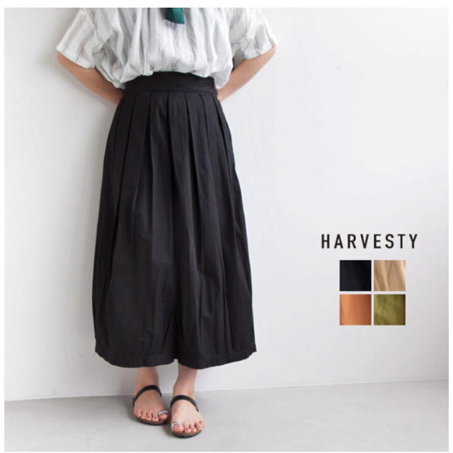 HARVESTY(ハーベスティ) サーカスキュロットパンツ ブラック