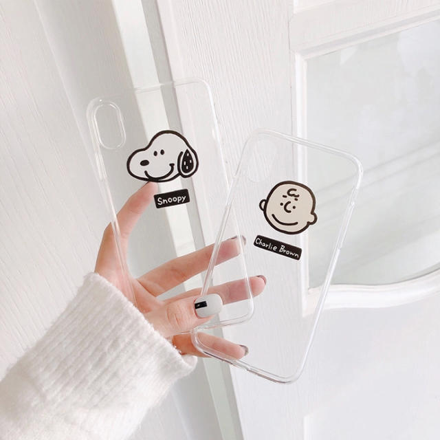 SNOOPY(スヌーピー)のスヌーピー iPhoneケース スマホ/家電/カメラのスマホアクセサリー(iPhoneケース)の商品写真