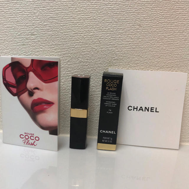 CHANEL ルージュココフラッシュ74+サンプル