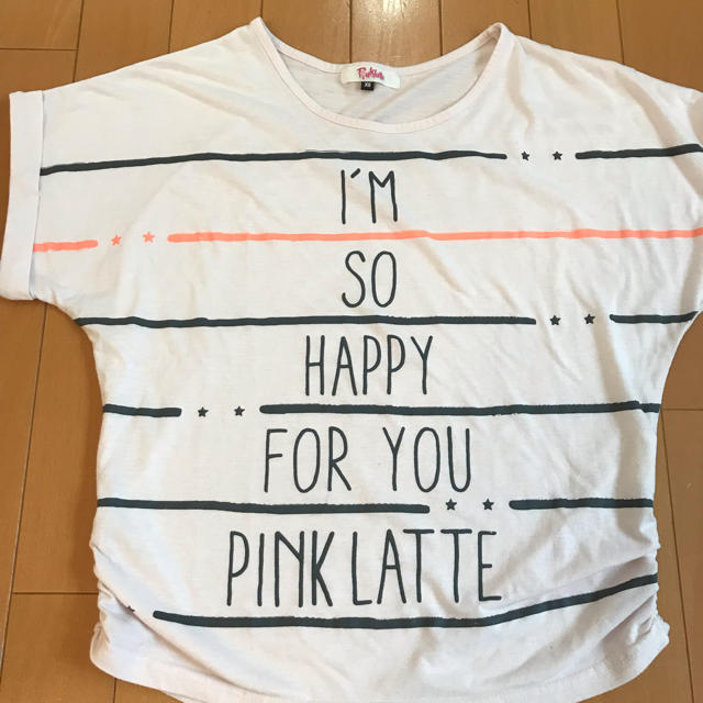 PINK-latte(ピンクラテ)のPINK  latte  ピンクラテ  XS 150cm  2点セット キッズ/ベビー/マタニティのキッズ服女の子用(90cm~)(Tシャツ/カットソー)の商品写真