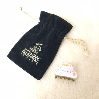 アレクサンドルドゥパリ(Alexandre de Paris)の【美品/送料無料】アレクサンドルドゥパリ ヘアクリップ ヘアアクセサリー(バレッタ/ヘアクリップ)