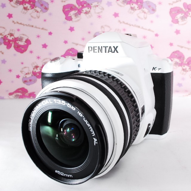 PENTAX(ペンタックス)の❤美品♪Wi-Fi付き‼❤ PENTAX ペンタックス K-r  白(ホワイト) スマホ/家電/カメラのカメラ(デジタル一眼)の商品写真