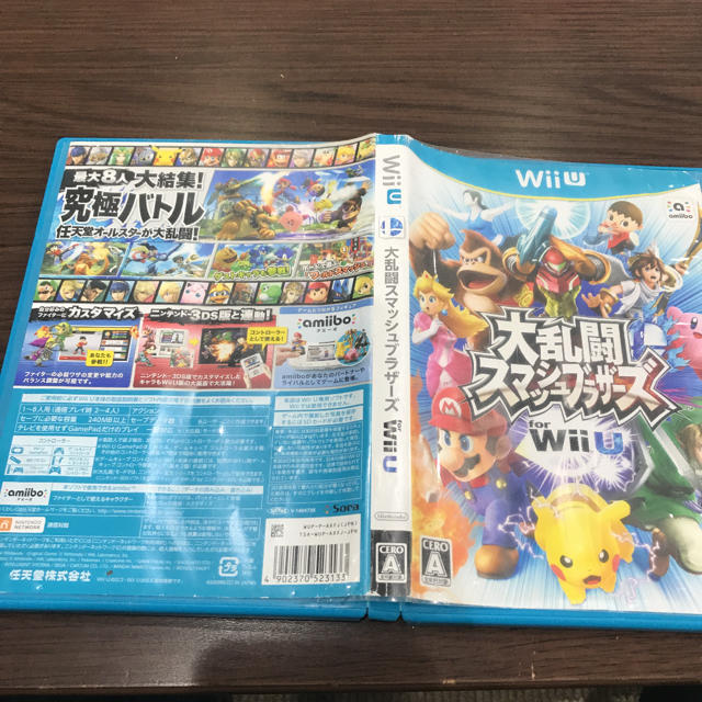 Wii U(ウィーユー)の大乱闘スマッシュブラザーズWii Uカセット エンタメ/ホビーのゲームソフト/ゲーム機本体(家庭用ゲームソフト)の商品写真
