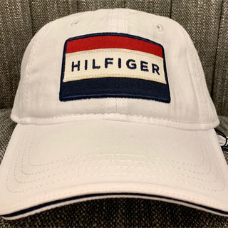 トミーヒルフィガー(TOMMY HILFIGER)の【新品レア】Tommy Hilfiger USA 帽子 ホワイト(キャップ)