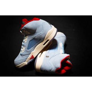 ナイキ(NIKE)のTrophy Room x Nike Air Jordan 5 Ice Blue(スニーカー)