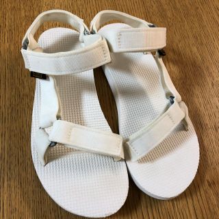 テバ(Teva)のTeVaサンダル 白 23㎝(サンダル)