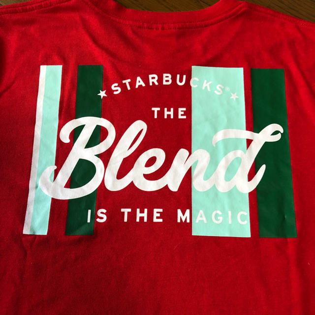 Starbucks Coffee(スターバックスコーヒー)のスタバクリスマスTシャツ  非売品 レディースのトップス(Tシャツ(半袖/袖なし))の商品写真