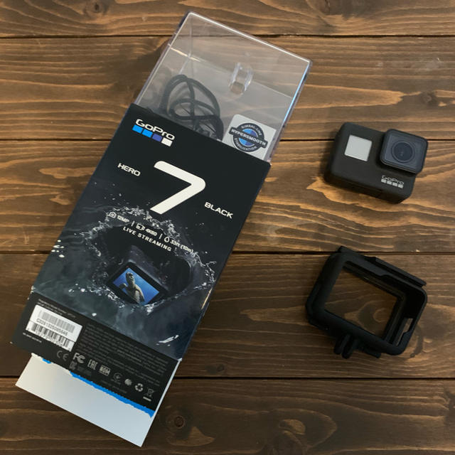 ブラック寸法【美品】GoPro hero7 Black 国内正規品 ケース付き