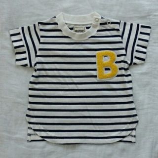 ブランシェス(Branshes)の【新品・タグ付】Branshes ボーダーTシャツ(80cm)(Ｔシャツ)