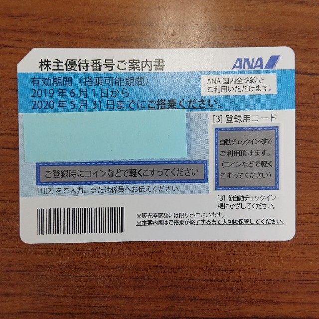 ANA 株主優待 チケットの優待券/割引券(その他)の商品写真