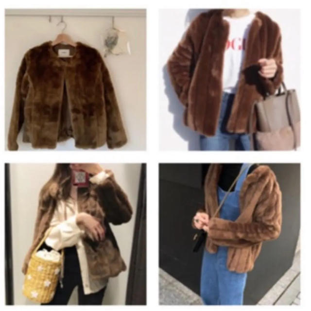 Zara エコファーコート