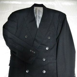 【希少/美品】JUNIOR GAULTIER ジャケット ダブル 裏地総柄 M