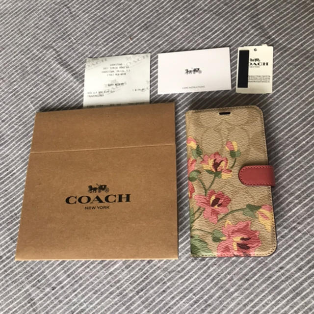 COACH - コーチ COACH 新品 シグネチャー フラワー iPhone X ケースの通販 by rockytintin's shop｜コーチならラクマ