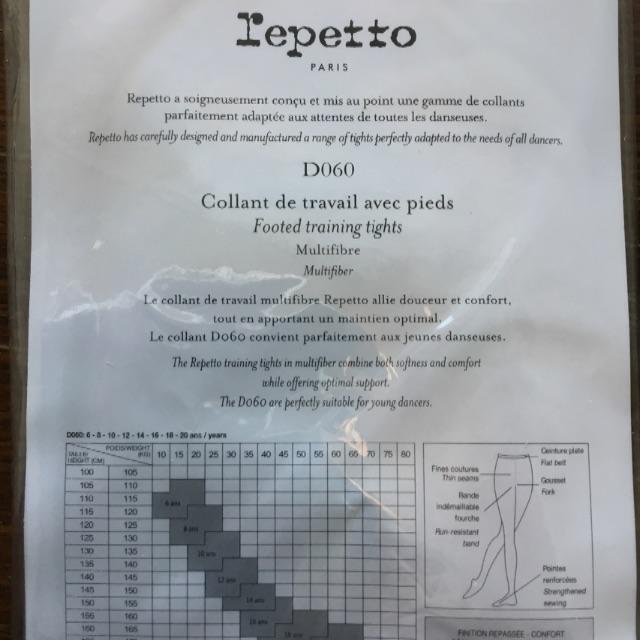 repetto(レペット)のレペット バレエタイツ 12a スポーツ/アウトドアのスポーツ/アウトドア その他(ダンス/バレエ)の商品写真