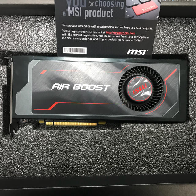 MSI Radeon RX Vega 56 Air Boost 8G OC 中古 スマホ/家電/カメラのPC/タブレット(PCパーツ)の商品写真