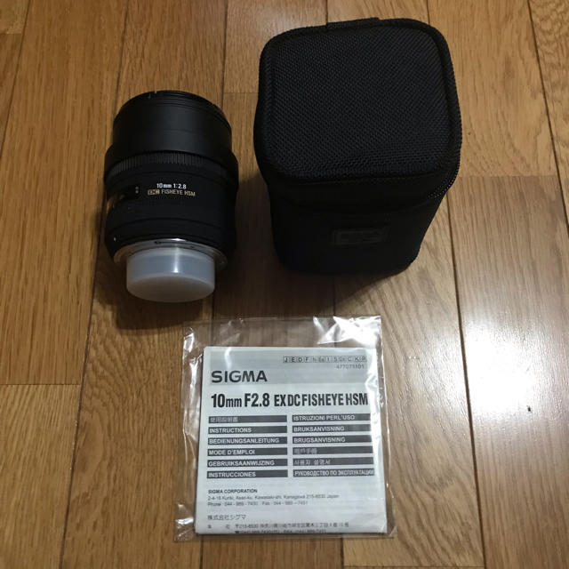 SIGMA(シグマ)のSIGMA 10mm F2.8 EX DC FISHEYE HSM ニコン スマホ/家電/カメラのカメラ(レンズ(単焦点))の商品写真