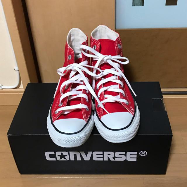 CONVERSE(コンバース)のコンバース ハイカット 赤 レディースの靴/シューズ(スニーカー)の商品写真