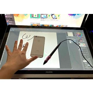 再値下げ 21.5インチ液タブ HUION GT-220 V2 IPS ペンタブ