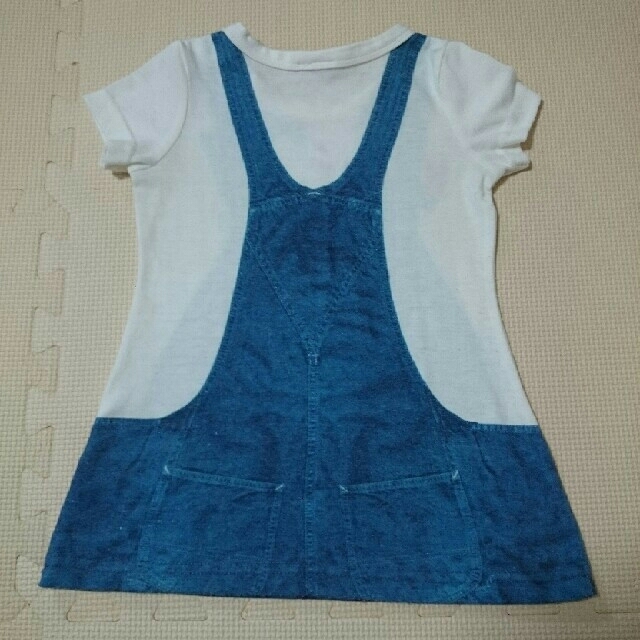 しまむら(シマムラ)の【90】だまし絵半袖Tシャツ キッズ/ベビー/マタニティのキッズ服女の子用(90cm~)(Tシャツ/カットソー)の商品写真