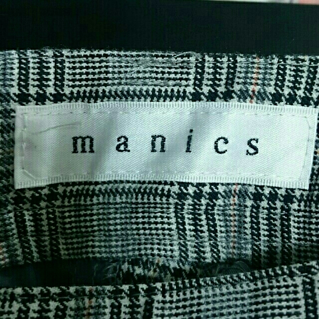 manics(マニックス)の新品☆manicsチェックパンツ レディースのパンツ(クロップドパンツ)の商品写真