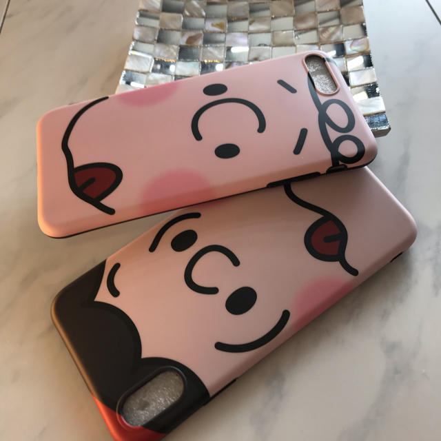 チャーリーブラウン　ルーシー　どあっぷが可愛い❤️人気の iPhoneケース スマホ/家電/カメラのスマホアクセサリー(iPhoneケース)の商品写真