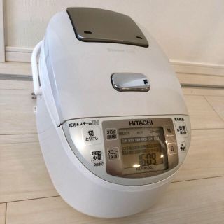 ヒタチ(日立)の日立炊飯器2014年製rz-NX100j蒸気カット圧力スチーム炊飯ジャー5.5合(炊飯器)