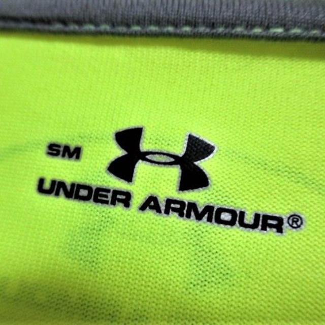 UNDER ARMOUR(アンダーアーマー)の☆アンダーアーマー ハーフジップ Tシャツ/メンズ/SM☆イエロー メンズのトップス(Tシャツ/カットソー(半袖/袖なし))の商品写真