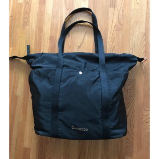 レペット(repetto)のreppet レペット トートバッグ 黒 2way ブラックサテンピンクゴールド(トートバッグ)