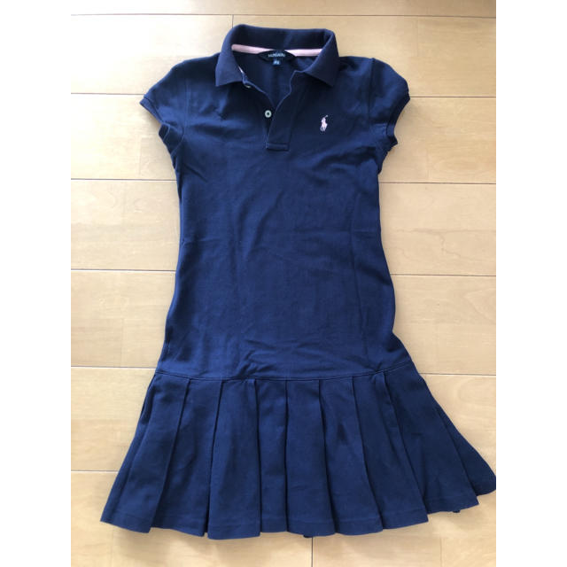 Ralph Lauren(ラルフローレン)のラルフローレン ポロワンピース140センチ キッズ/ベビー/マタニティのキッズ服女の子用(90cm~)(ワンピース)の商品写真