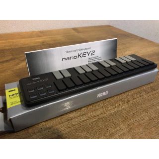 コルグ(KORG)のKORG nanoKEY2 バンドルソフトウェア未使用 中古美品(MIDIコントローラー)