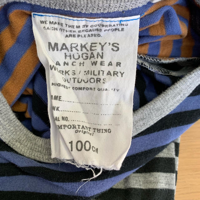 MARKEY'S(マーキーズ)のみー様✳︎MARKEY'S クレイジーボーダーTシャツ キッズ/ベビー/マタニティのキッズ服男の子用(90cm~)(Tシャツ/カットソー)の商品写真