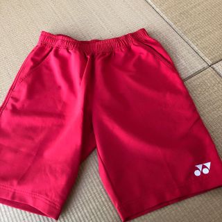 ヨネックス(YONEX)のヨネックス  ハーフパンツ  sサイズ  赤(バドミントン)