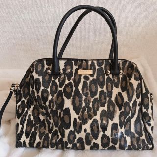 ケイトスペードニューヨーク(kate spade new york)のcat様専用  kate spade ヒョウ柄バッグ(トートバッグ)