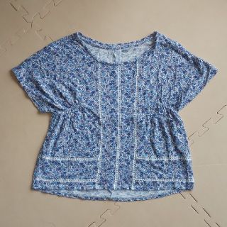 オールドネイビー(Old Navy)のOLD NAVY  小花柄半袖トップス(140)(Tシャツ/カットソー)