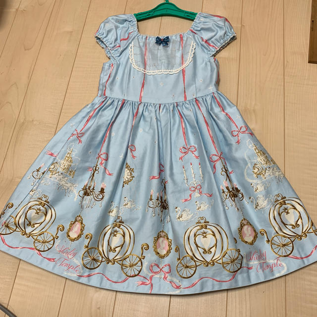 シャーリーテンプル  シンデレラ ワンピース 120キッズ服女の子用(90cm~)