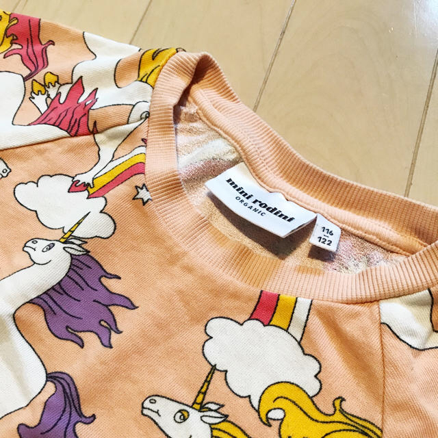 こども ビームス(コドモビームス)のmini rodini  ミニロディーニ ワンピース キッズ/ベビー/マタニティのキッズ服女の子用(90cm~)(ワンピース)の商品写真