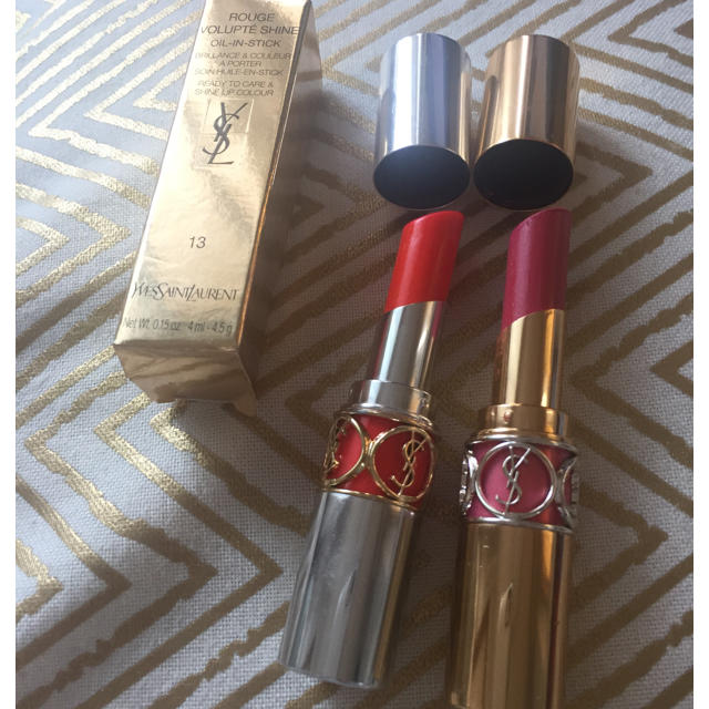 Yves Saint Laurent Beaute - YSL リップ2本セット 美品ですの通販 by na｜イヴサンローランボーテならラクマ